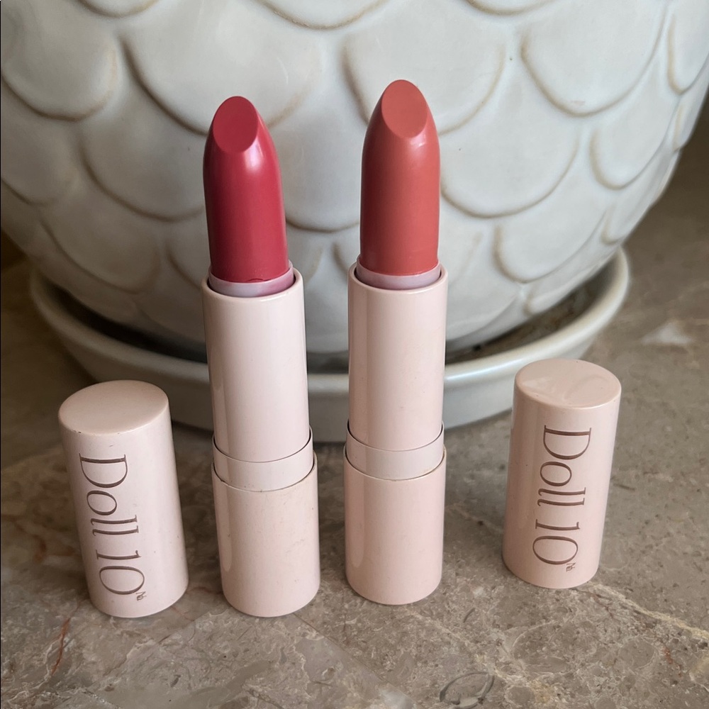 DOLL 10 DUO Lipstick Set- Bombshell and Diva Red Neutral Red